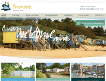 Tablet Screenshot of pinewoods.co.uk